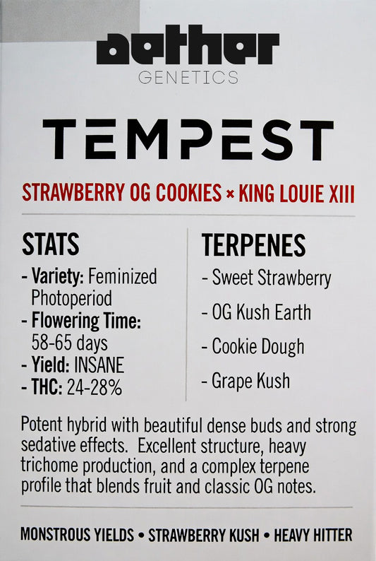 Tempest - Damn Good | Legal Cannabis