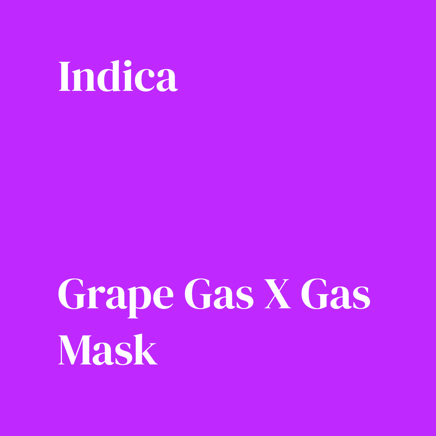 Grape Gas Mask
